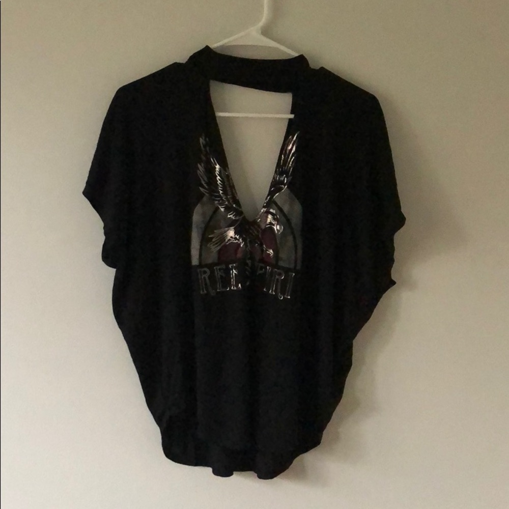 Express Free Spirit Choker Tee